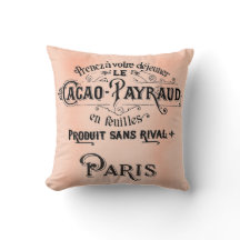 Joli Paris Coussin d'Art Antique