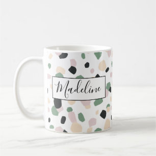 Joli Pastel Couleur Polka Dot Café Mug