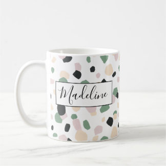 Joli Pastel Couleur Polka Dot Café Mug