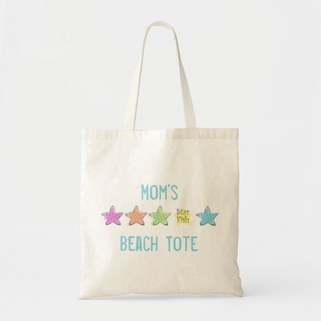 Joli Pastels Custom Starfish Sac fourre-tout de pl (Devant)