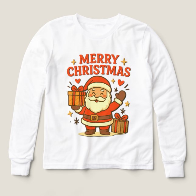 Joli Père Noël Art de Noël – Joyeux Noël (Motif recto)