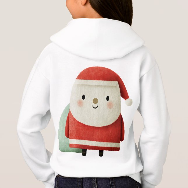 Joli Père Noël Minimaliste (Dos)