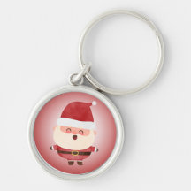 Joli Père Noël Noël Porte-clés