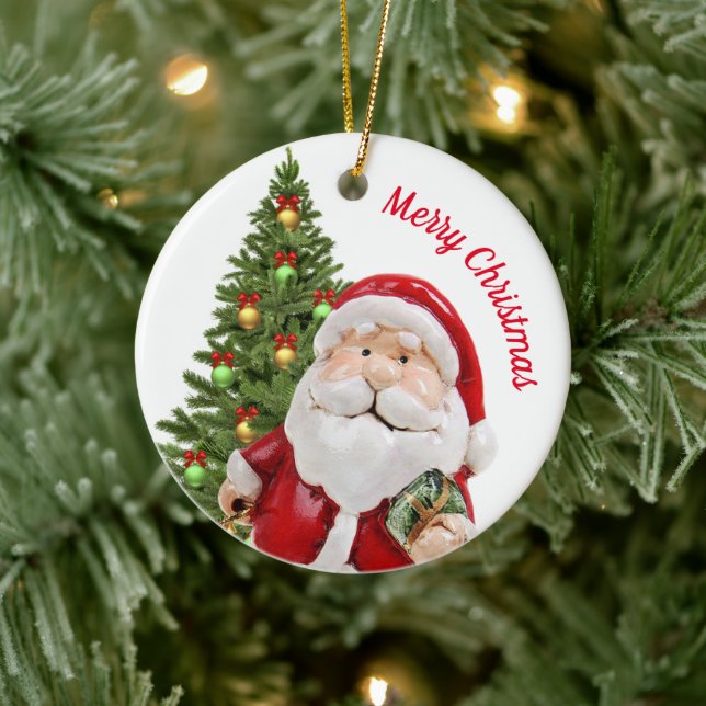 Joli Père Noël Ornement de Noël (Arbre)