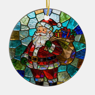 Joli Père Noël Ornement de Noël