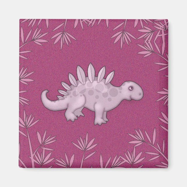 Joli petit aimant de dinosaure (Devant)