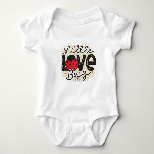 Joli petit body bébé Lovebug Saint-Valentin (Devant)