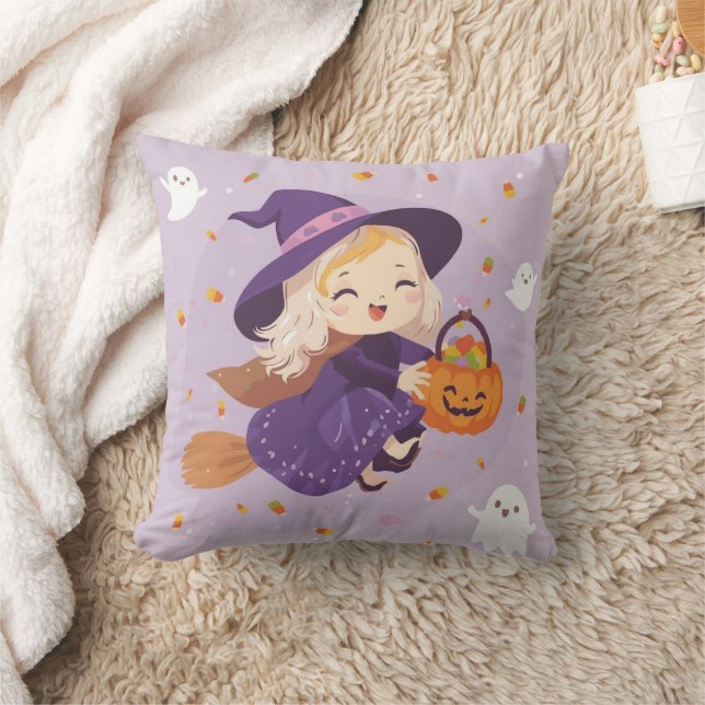 Joli Petit Coussin de Sorcière d'Halloween (Couverture)