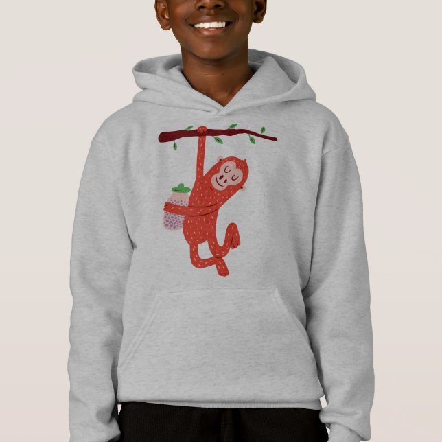 Joli petit singe design (Devant)