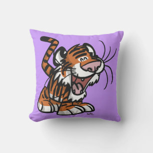 Joli petit tigre dessin animé oreiller