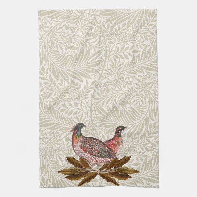Joli Pheasants Serviette de cuisine (Vertical)