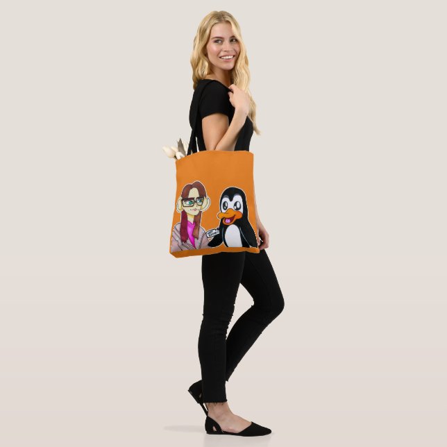 Joli Pingouin Sac d'achat (Sur le modèle)