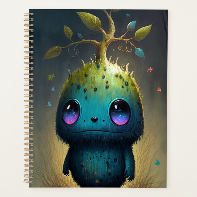 Joli Plante Monster Imaginaire Art Planner (Devant)