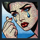 Joli Pop art Comic Tad Woman avec des larmes<br><div class="desc">Femme pop art de style bande dessinée avec des larmes dans les yeux,  rouge rouge rouge rouge rouge rouge rouge rouge rouge rouge rouge rouge rouge rouge rouge rouge rouge rouge rouge rouge rouge rouge rouge rouge.</div>