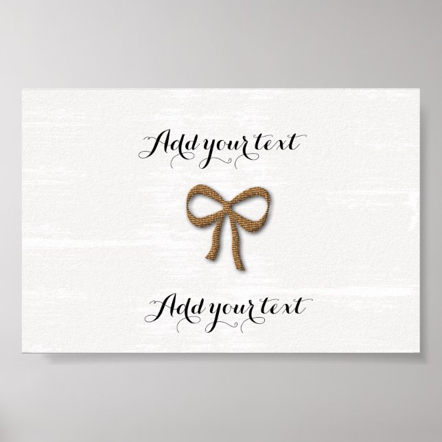 Joli poster de mariage pour bébé et enfants avec a (Devant)