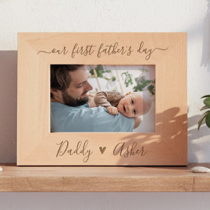 Joli premier cadeau de fête des pères Cadre photo 