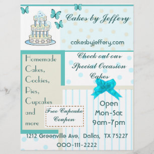 Joli prospectus de boulangerie