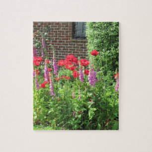 Joli puzzle de fleurs de printemps