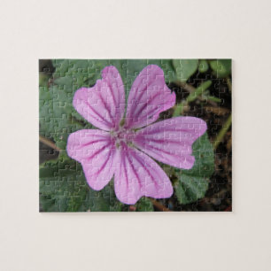 Joli Puzzle Fleur sauvage pourpre