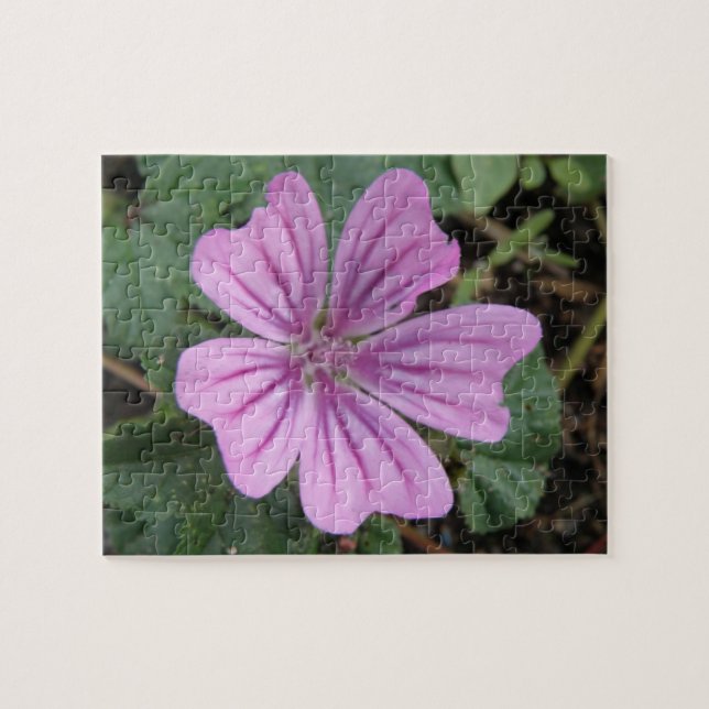 Joli Puzzle Fleur sauvage pourpre (Horizontal)
