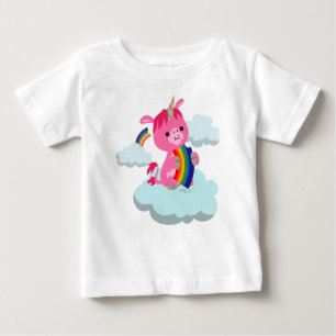 Joli Rainbow Manger Cartoon Unicorn Baby T-shirt