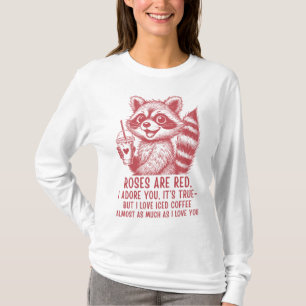 Joli Raton Laveur Café Glacé Amour T-Shirt