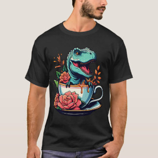Joli Rex De Thé Coloré Avec T-Shirt Fleurs