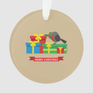 Joli Robin Et Les Quatre Cadeaux Colorés