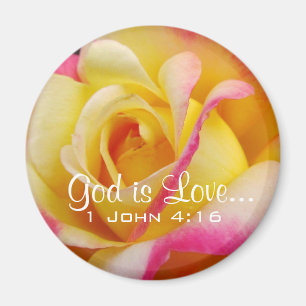 Joli Rose de thé Christian Magnet