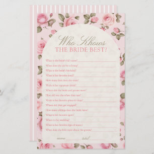 Joli Rose Qui Connaît Le Jeu De Fête des mariées D