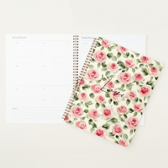 Joli rose Roses Floral (Devant avec enveloppe)