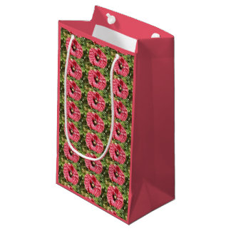 Joli sac cadeau de la fleur de pavot rouge