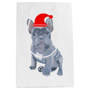 Joli sac cadeau français Chien de poche moyen