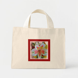 Joli sac de bouquet de fleurs roses