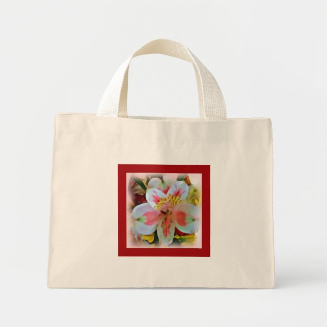 Joli sac de bouquet de fleurs roses (Devant)