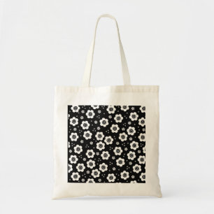 Joli sac de fleurs blanches noires