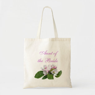 Joli sac de mariage à fleurs de pommier roses