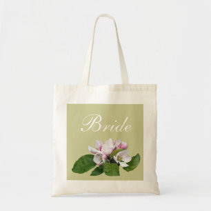 Joli sac de mariée/mariée en fleur de pomme rose