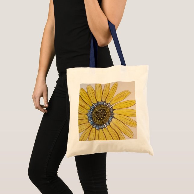 Joli Sac fourre-tout à fleurs dessiné à la main (Devant (produit))