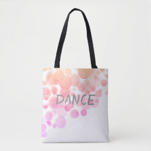 joli sac fourre-tout de danse aquarelle abstrait