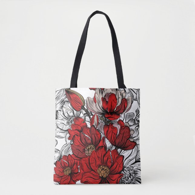 Joli Sac fourre-tout floral (Devant)
