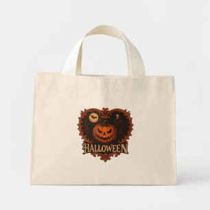 Joli sac fourre-tout minuscule Halloween effrayant