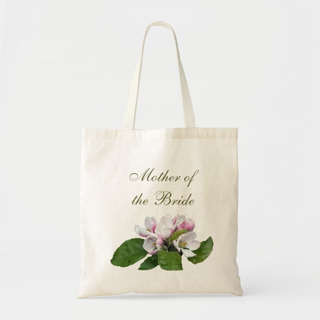 Joli sac mariage en fleur de pomme rose (Devant)