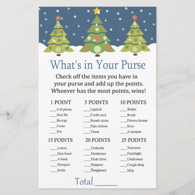 Joli sapin de Noël Ce qui est dans votre jeu de sa (Devant)