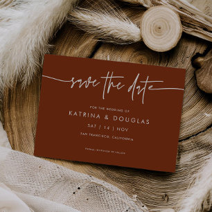 Joli Script Enregistrer Le Faire-part Mariage Date