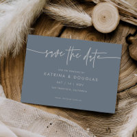 Joli Script Enregistrer Le Faire-part Mariage Date