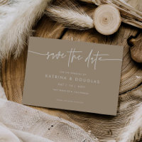 Joli Script Enregistrer Le Faire-part Mariage Date