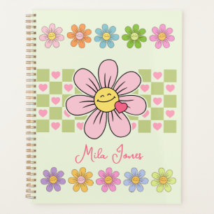 Joli sourire aux fleurs Nom personnalisé