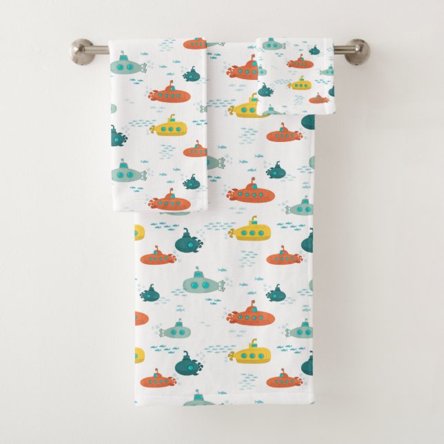 Joli Sous-Marin Thème Poisson Profonde Mer Enfants (En situation)
