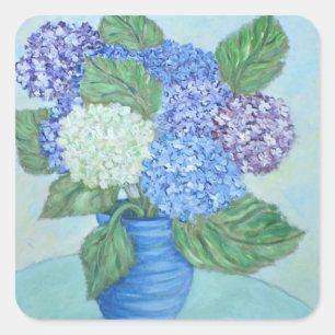 Joli Sticker de peinture Hydrangea